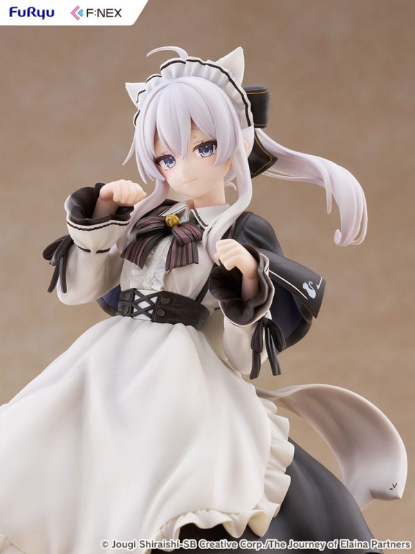 Wandering Witch: The Journey of Elaina F:NEX PVC Statue 1/7 Elaina Maid costume with cat ears Ver. 2 4