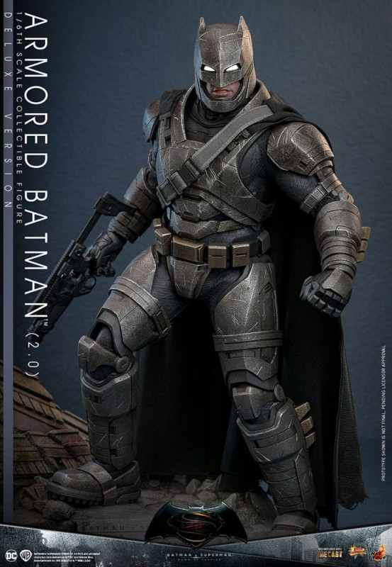 Batman v Superman: Dawn of Justice Movie Masterpiece Action Figure 1/6 Armored Batman 2.0 (Deluxe Ve 8