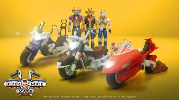 Biker Mice From Mars Vehicles 23 - 25 cm Assortment (6)