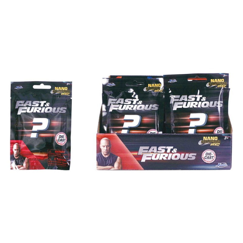 Fast & Furious Nano Hollywood Cars Diecast Mini Cars Display (24) 1