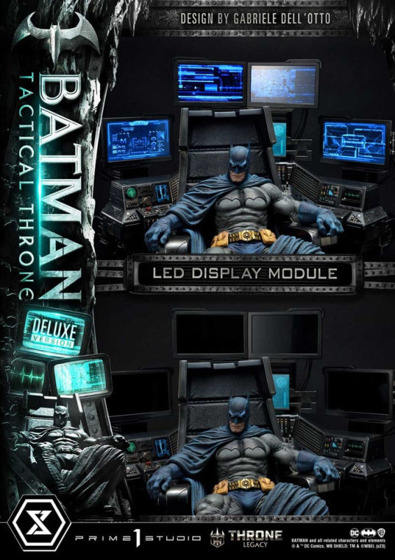 DC Comics Throne Legacy Collection Statue 1/3 Batman Tactical Throne Deluxe Version 57 cm 3