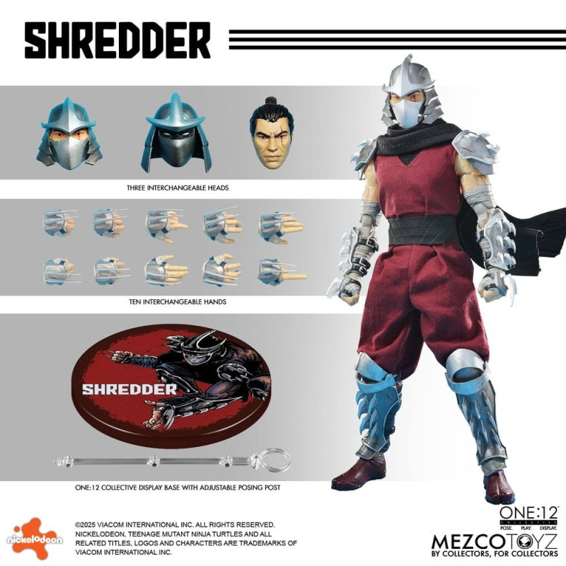 Teenage Mutant Ninja Turtles Figure 1/12 Shredder 17 cm 10
