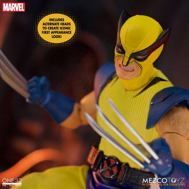 Marvel Universe: Wolverine 1/12 Action Figures Deluxe Steel Box Edition - Mezco Toys