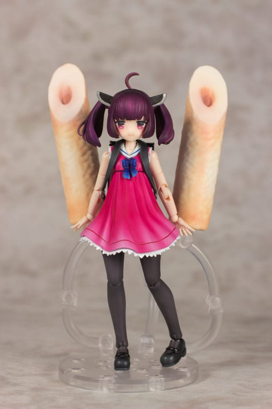 Tohoku Zunko Plastic Model Kit 1/12 Plafia Tohoku Kiritan Mini Figure Set 12 cm 3