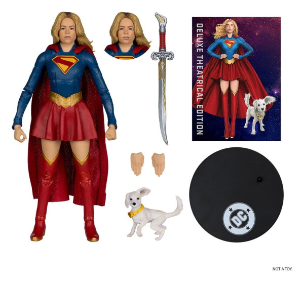 Supergirl (2026) DC Theatrical Deluxe Edition Action Figure Supergirl & Baby Krypto 17 cm 2
