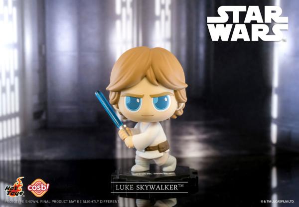 Star Wars: Luke Skywalker Lightsaber 8 cm Cosbi Mini Figure - Hot Toys