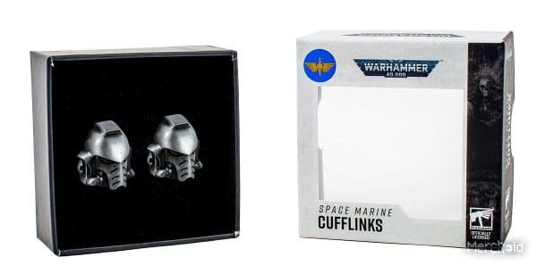 Warhammer 40,000 Cufflinks Space Marine 1