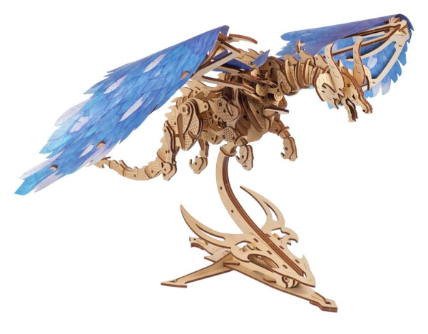 Ugears 3D Wooden Puzzle Windstorm Dragon 4