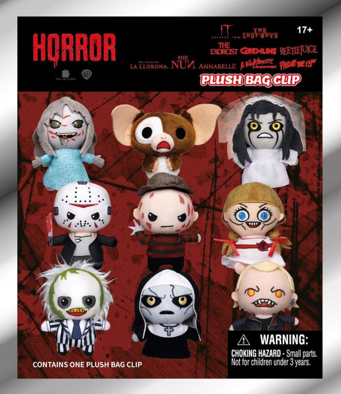 Horror Plush Bag Clips Display (24) 2