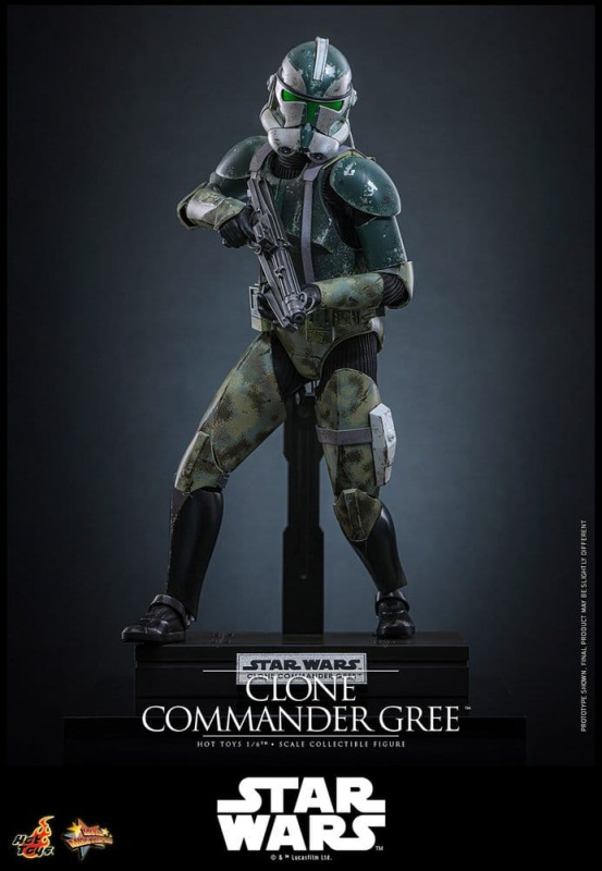 Star Wars Movie Masterpiece Action Figure 1/6 Clone Commander Gree 30 cm 14