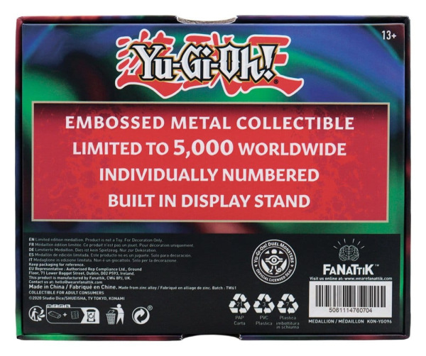 Yu-Gi-Oh! Medallion Exodia Head Limited Edition 3