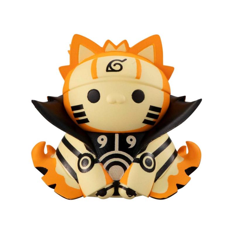 Naruto Shippuden Mega Cat Project Trading Figure 3 cm Nyaruto! Ver. Break out! Fourth Great Ninja Wa