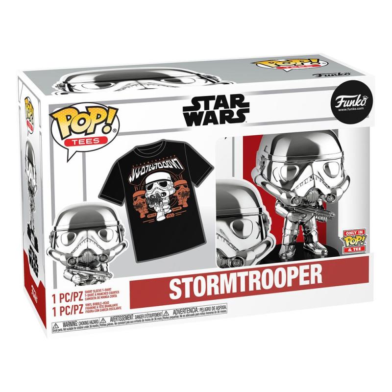 Star Wars POP! & Tee Box Stormtrooper Size S