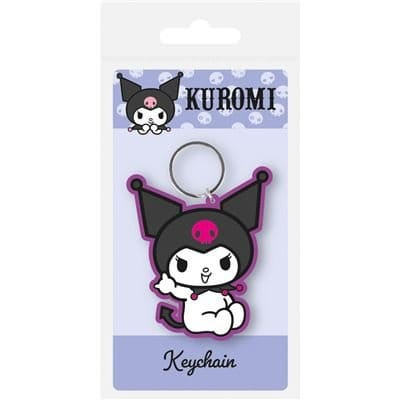 Sanrio PVC Keychain Kuromi Rocking