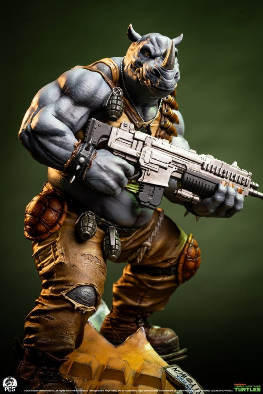 Teenage Mutant Ninja Turtles Legends Statue 1/3 Rocksteady 69 cm 3