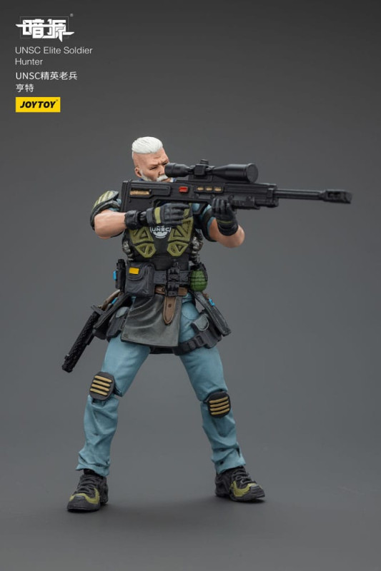 UNSC Dark Source Action Figur Elite Soldier Hunter 7 cm 6