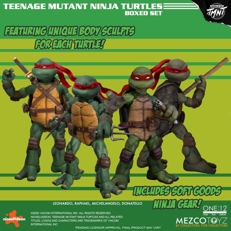 Teenage Mutant Ninja Turtles One:12 Collective Action Figures 1/12 Boxed Set 17 cm 1