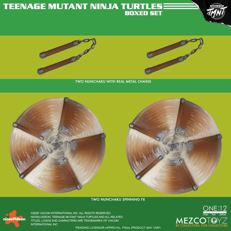 Teenage Mutant Ninja Turtles One:12 Collective Action Figures 1/12 Boxed Set 17 cm 6