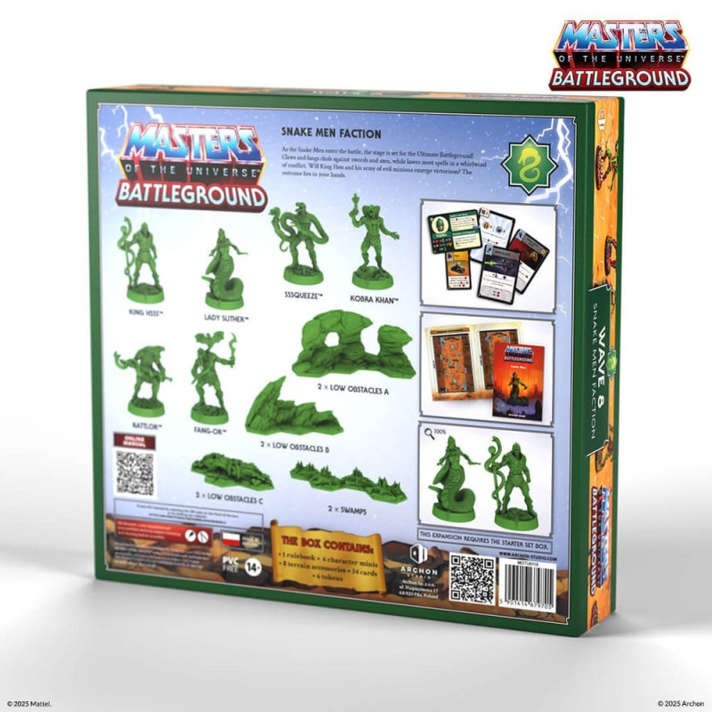Masters of the Universe: Battleground Miniatures Game Wave 8: Snake Men Faction *Italian Version* 1