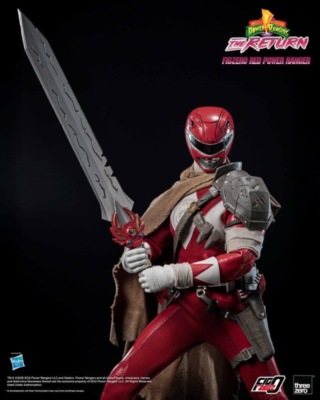 Mighty Morphin Power Rangers: The Return FigZero Action Figure 1/6 Red Power Ranger 31 cm 11