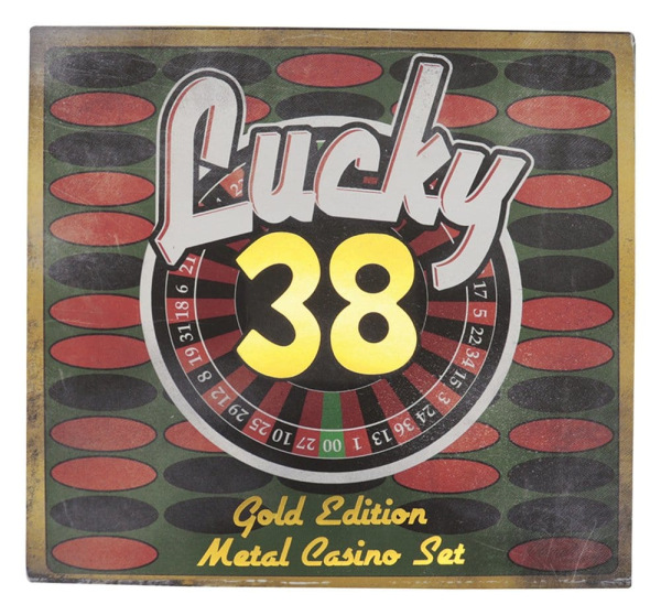 Fallout: New Vegas Replica Lucky 38 Imitation Gold Casino Set Limited Edition 3