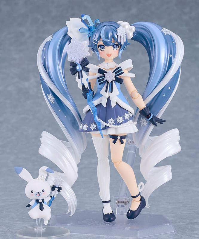 Character Vocal Series 01: Hatsune Miku Figma Action Figure Snow Miku: Crystal Snow Ver. 13 cm 1
