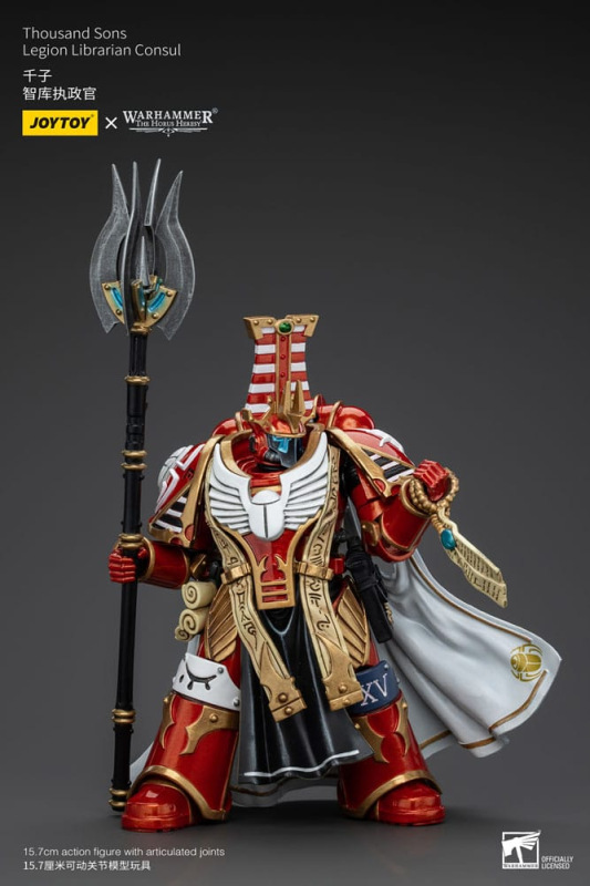 Warhammer The Horus Heresy Action Figure 1/18 Thousand Sons Legion Librarian Consut 16 cm 5