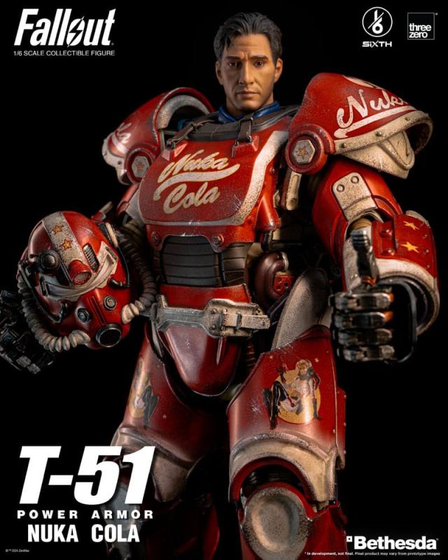 Fallout Action Figure 1/6 T-51 Nuka Cola Power Armor 37 cm 5