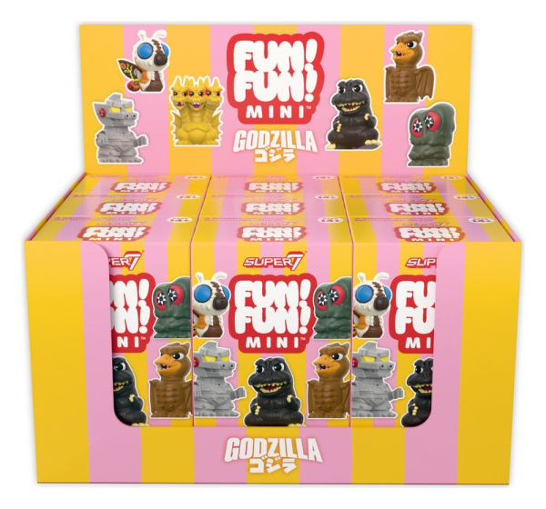 Godzilla Toho Fun! Fun! Mini Figures Wave 01 Blind Box Display (9) 1