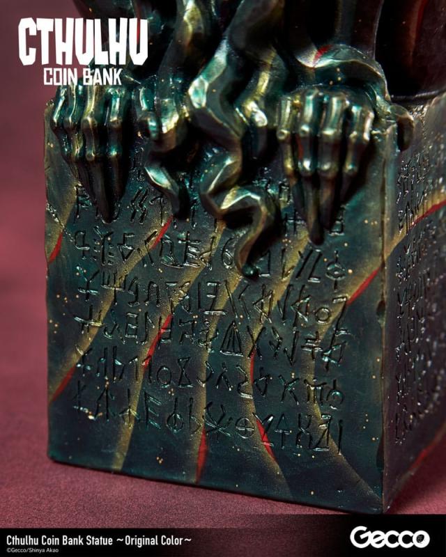 H.P. Lovecraft Cthulhu Mythos Coin Bank Statue Cthulhu (Original Color) 24 cm