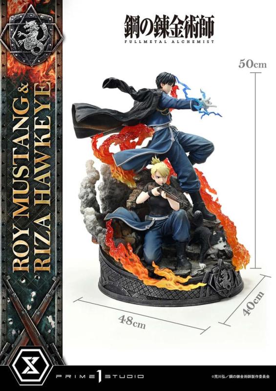 Fullmetal Alchemist Concept Masterline Statue 1/6 Roy Mustang & Riza Hawkeye Deluxe Bonus Version 50