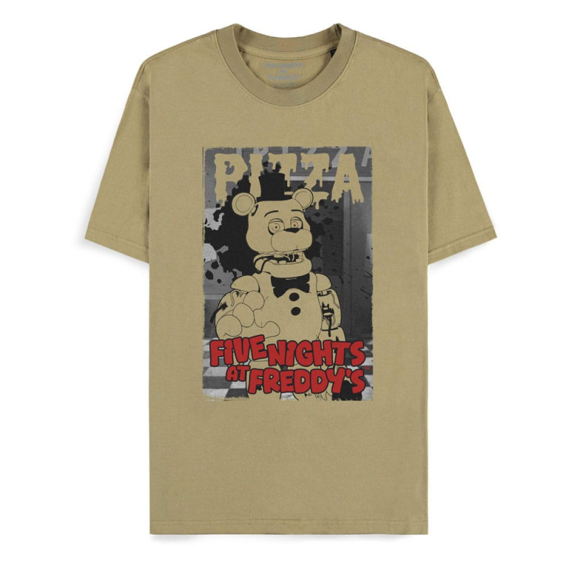 Five Nights at Freddy's T-Shirt Pizza Men's Size L