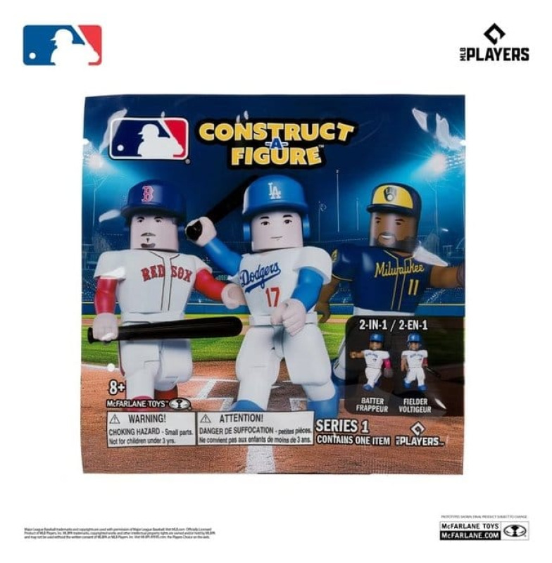 MLB McFarlane Sports Construct-a-Figure Series 1 Mini Figure Blind Bag 5 cm Assortment (36) 1