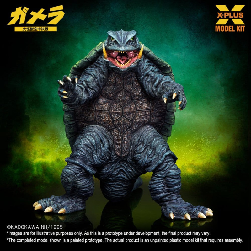 Gamera: Guardian of the Universe (1995) Plastic Model Kit 1/700 Gamera 11 cm 2