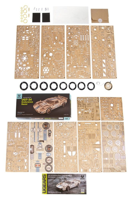 Ugears 3D Wooden Puzzle UGT-24 Endurance Racer 1