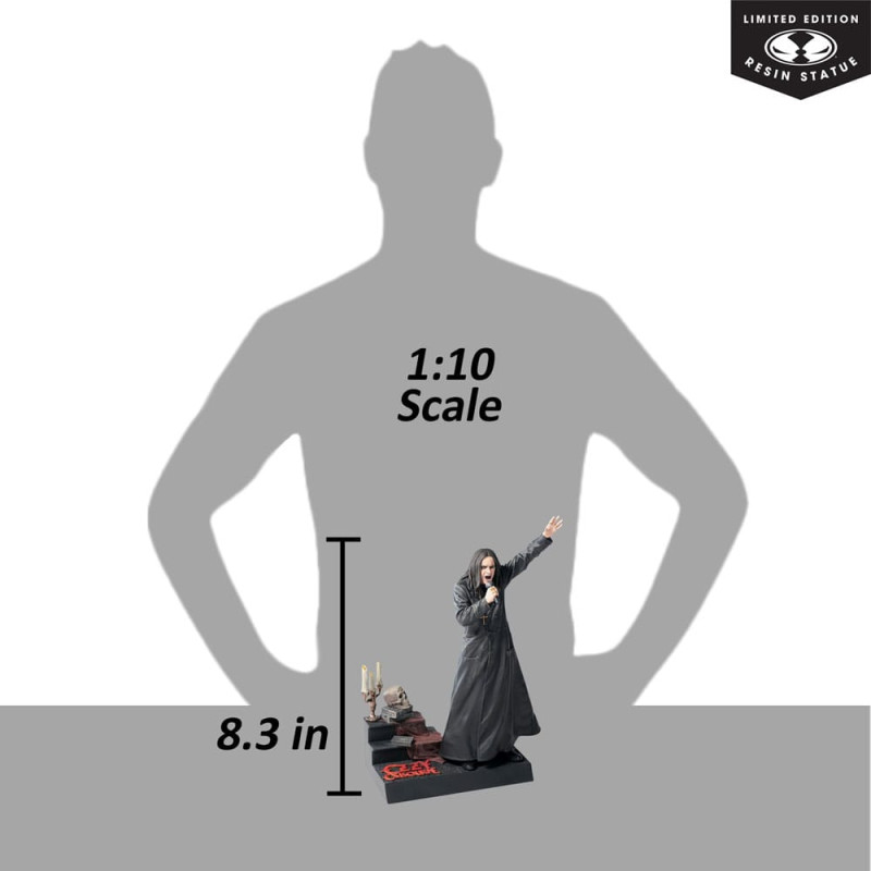 Ozzy Osbourne Music Maniacs 1/10 Statue Ozzy Osbourne 21 cm 6