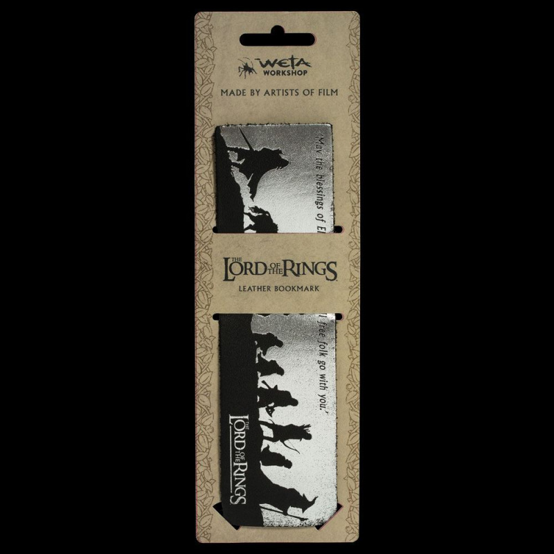 Lord of the Rings Leather Bookmark Fellowship Silhouette 1