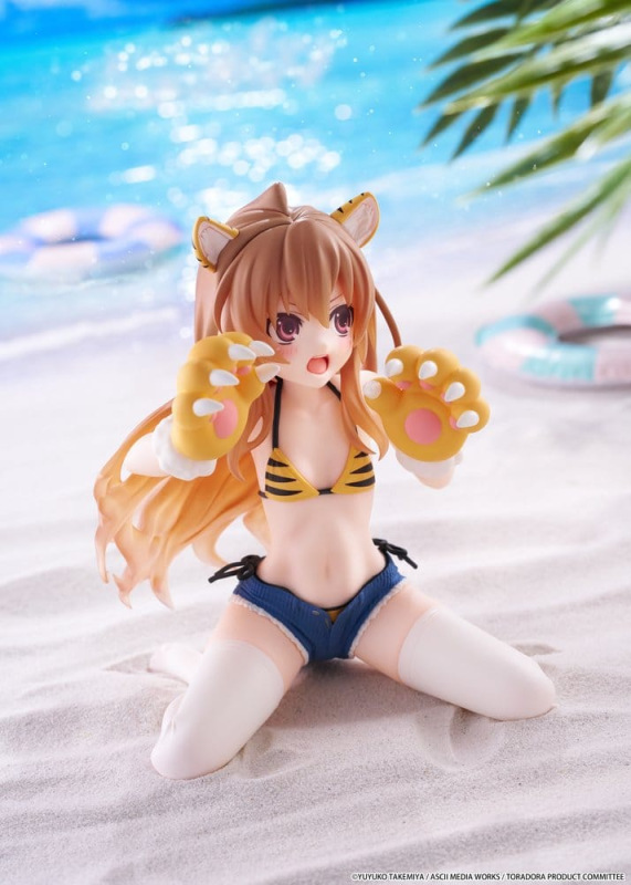 Toradora! Desktop Cute PVC Figure Taiga Aisaka (Tiger Costume Swimwear Ver.) 13 cm 6