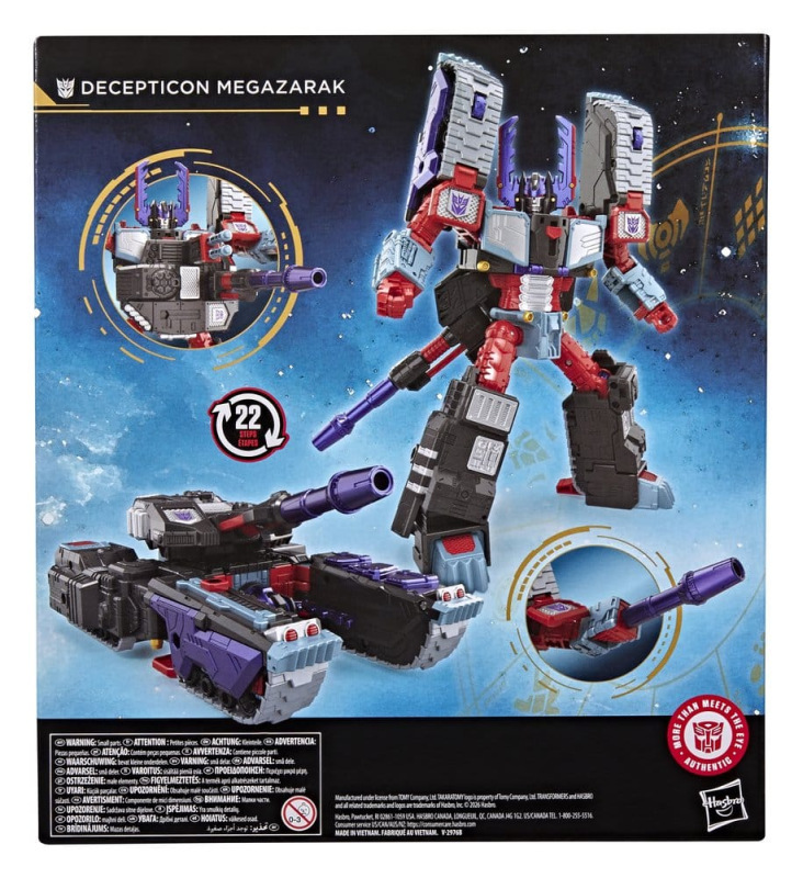 Transformers Age of the Primes Leader Class Action Figure Megazarak 19 cm 1