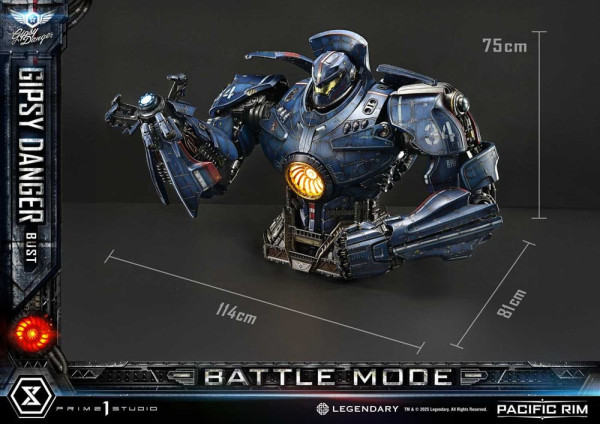 Pacific Rim Life Size Bust 1/1 Gipsy Danger Battle Mode 75 cm 8