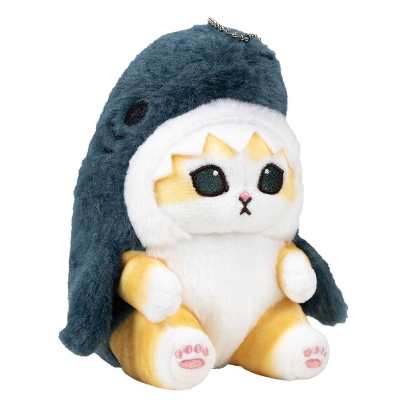 Mofusand Plush Keychain Cat Shark 10 cm 1