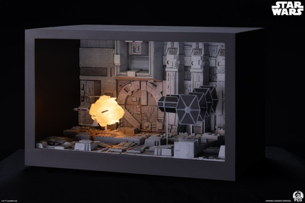 Star Wars Movie Moments Mini Scale Diorama Trench Run 23 cm 2