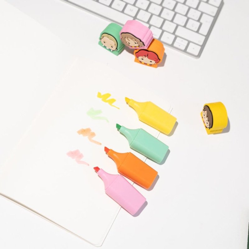 Harry Potter Set of 4 Highlighters with Topper 3