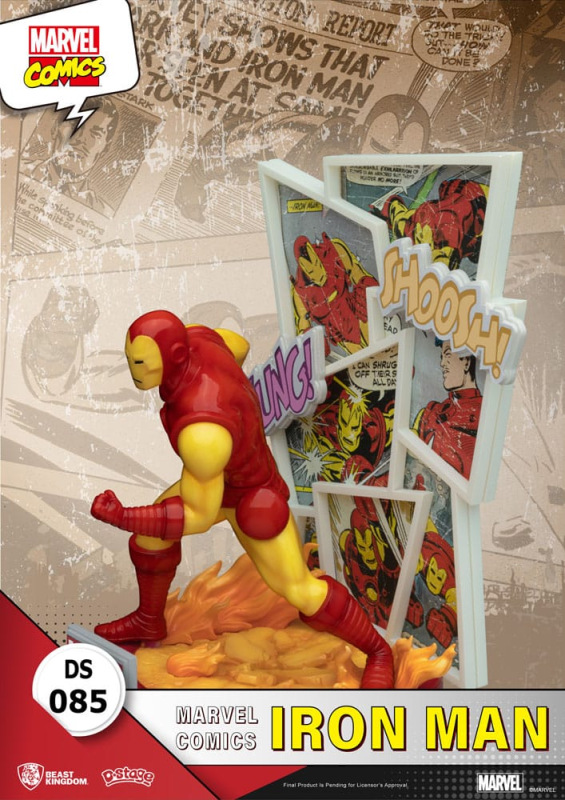 Marvel Comics D-Stage PVC Diorama Iron Man 16 cm 4