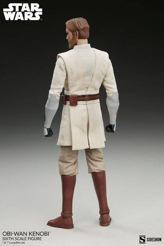 Star Wars The Clone Wars: Obi-Wan Kenobi 1/6 Action Figure - Sideshow Collectibles