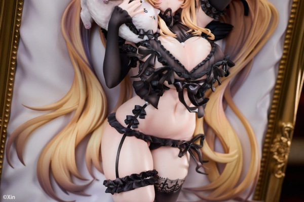 Original Character PVC Figure 1/7 Stella Black Cat Ver. Deluxe Edition 27 cm 5