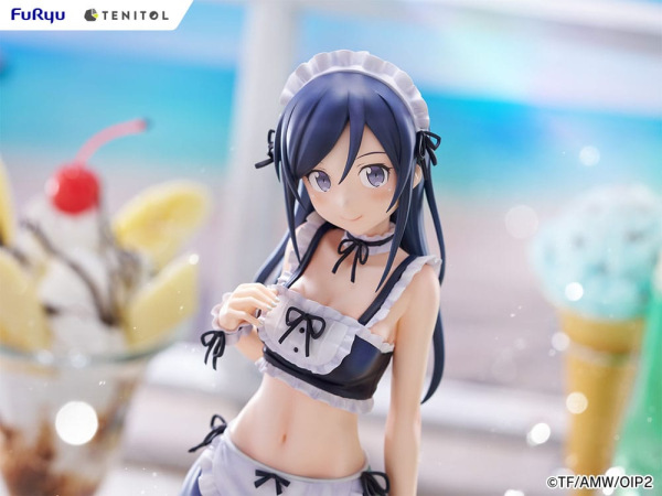 Ore no Imouto ga Konna ni Kawaii Wake ga Nai. Tenitol Tall PVC Statue Aragaki Ayase swimsuits maid V 11