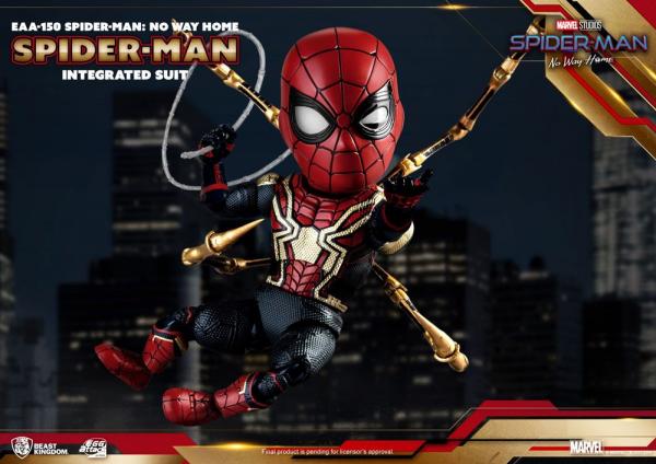 Spider-Man No Way Home: Integrated Suit 17cm Egg Attack Action Figure - Beast Kingdom Toys