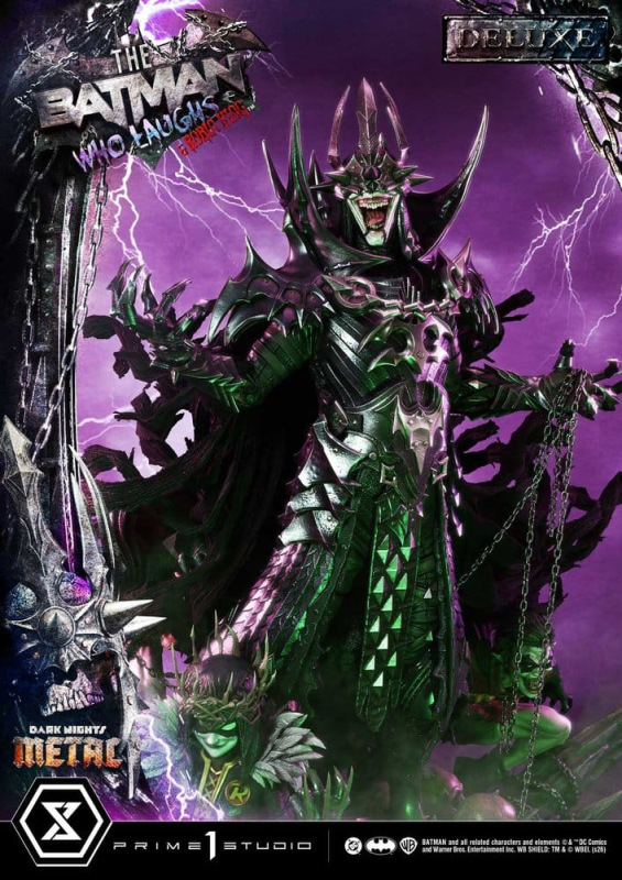 DC Comics Museum Masterline Statue 1/3 Dark Nights: Death Metal The Batman Who Laughs & Robin King D 3