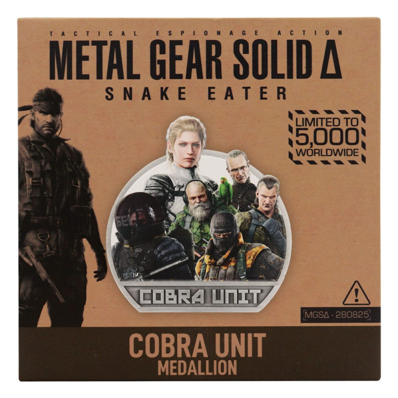Metal Gear Solid Delta Medallion Cobra Unit Limited Edition 3